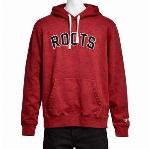 Roots Men’s Dark Red / Burgundy Hoodie | Iconic Canadian Brand